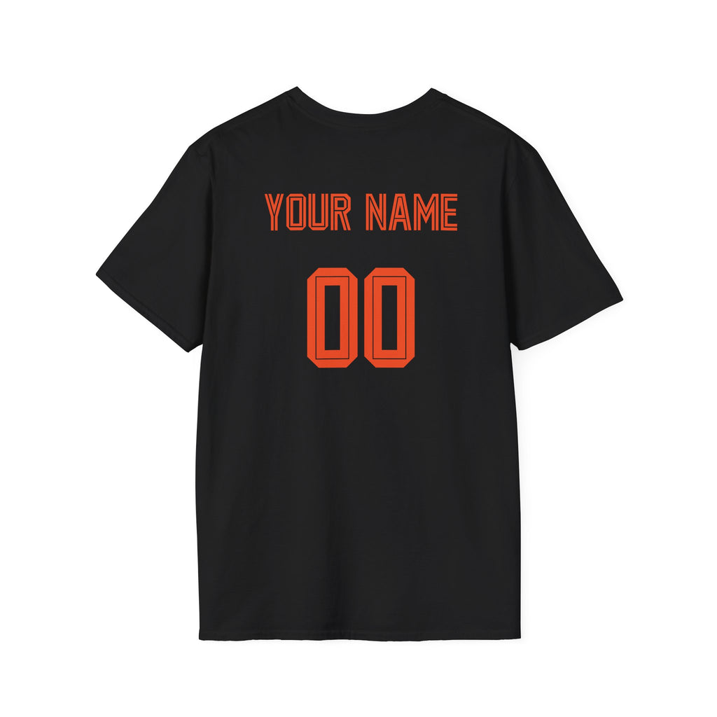 This Soccer Mom Bleeds Orange & Black — Tee